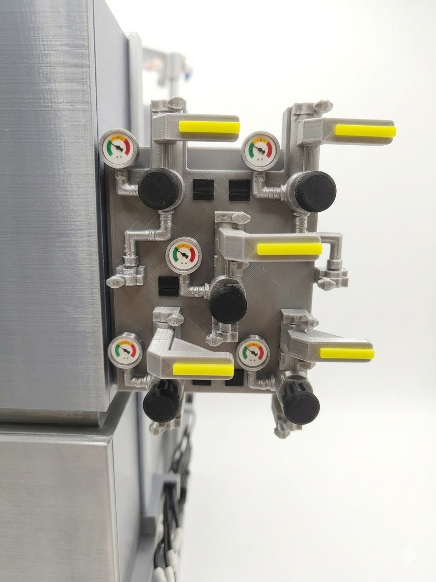 Bloc manifold fluidique